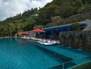 Une belle piscine chauffée 